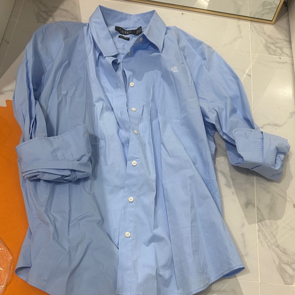 Ralph Lauren Light Blue Casual Button Down Shirt
